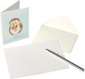 Blank Cards with Envelopes, Hedgehog with Flower (14-Count)