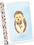 Blank Cards with Envelopes, Hedgehog with Flower (14-Count)