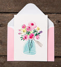 48 Floral Blank Cards with Envelopes - All Occasion Stationary Set for Personalized Greeting Cards - 4x5.5"