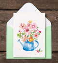 48 Floral Blank Cards with Envelopes - All Occasion Stationary Set for Personalized Greeting Cards - 4x5.5"