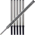 Replacement for Cross Selectip 8523 - Measures 4.375 in / 111 mm Long - Gel Rolling Ball Pen Refill - 6 Black