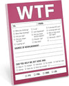 WTF Notes Nifty Note Checklist Memo Pad, 50 Sheets